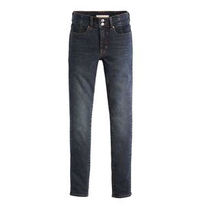 Levis Womens/Ladies 311 Shaping Leather Patch Skinny Game Jeans / Dark Blue